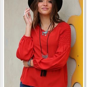 Cruel Denim Red blouse